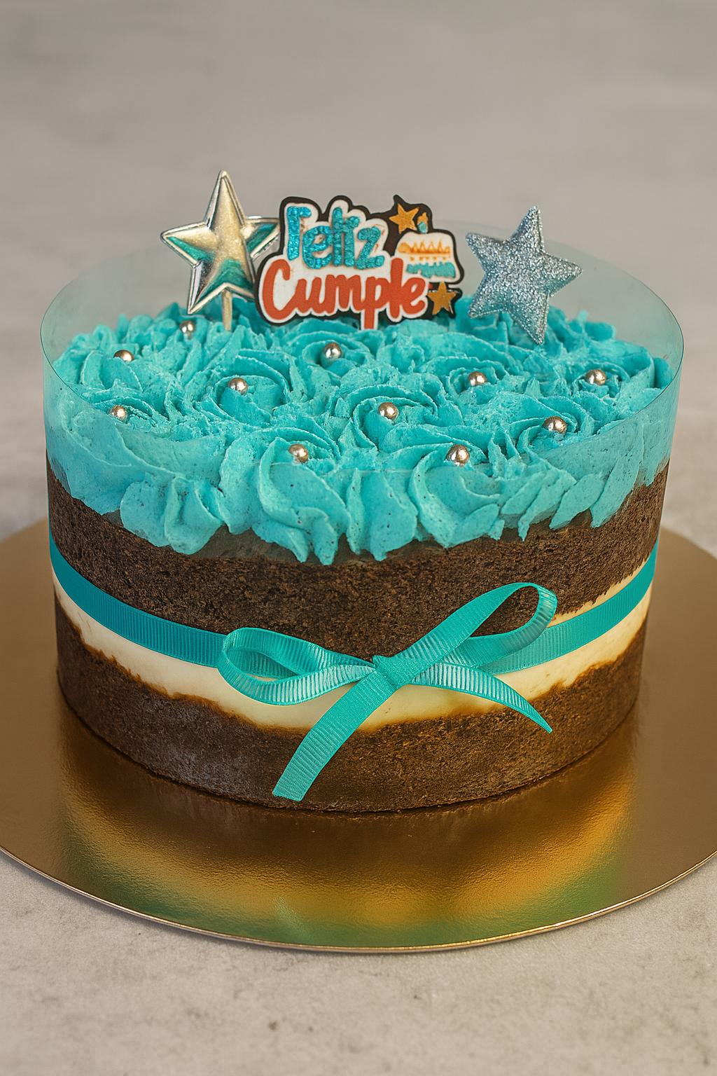 Tarta de selva negra melocoton o fresa